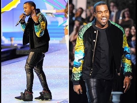 kanye west versace jacket|KANYE WEST VERSACE H&M BOMBER JACKET .